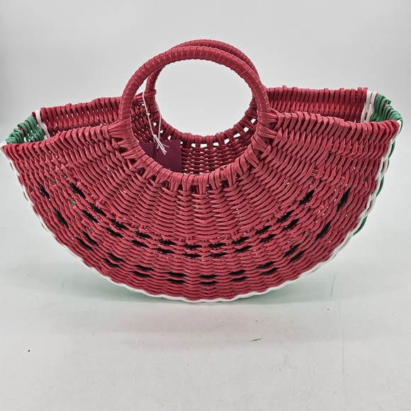 Watermellon Woven Beach Tote Purse - Picture 4 of 4